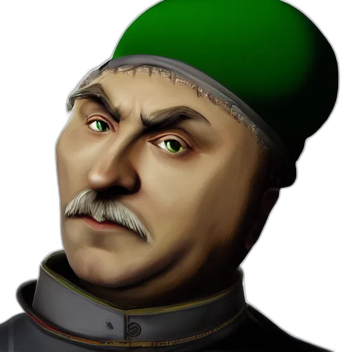 face, staff, hat, mask transparent PNG cut-out