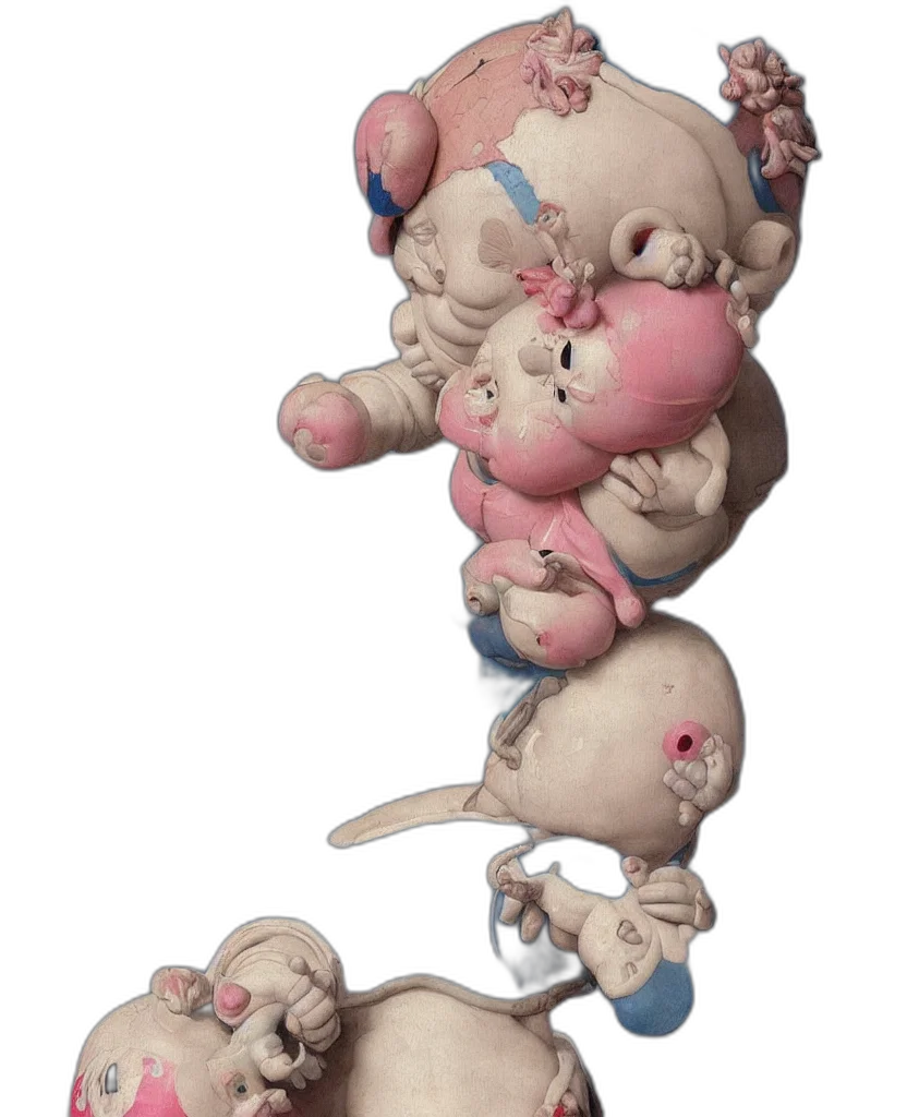 creature, staff, concept art, 3d render transparent PNG cut-out