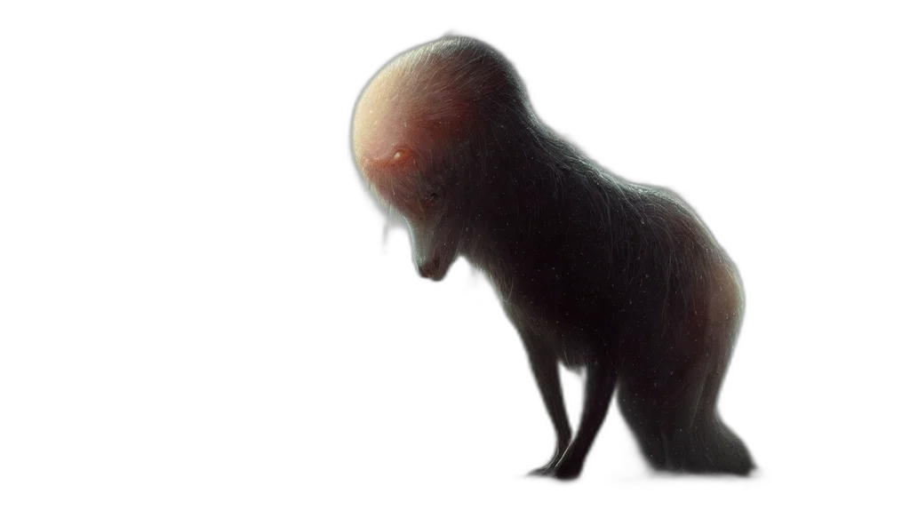 creature, animal, hair, dragon transparent PNG cut-out