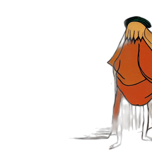 mask, dress, jacket, hair transparent PNG cut-out