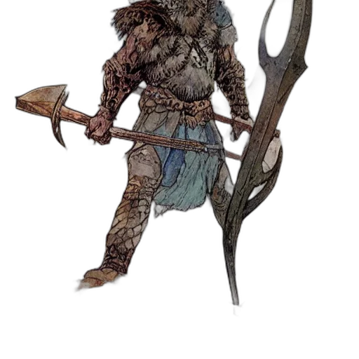 sword, staff, weapon, dragon transparent PNG cut-out