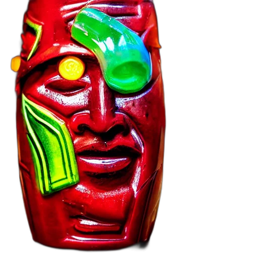 mask, bottle, face, robot transparent PNG cut-out