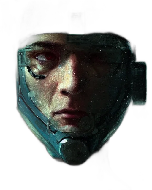 face, mask, robot, weapon transparent PNG cut-out