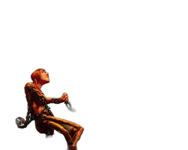 robot, staff, creature, concept art transparent PNG cut-out