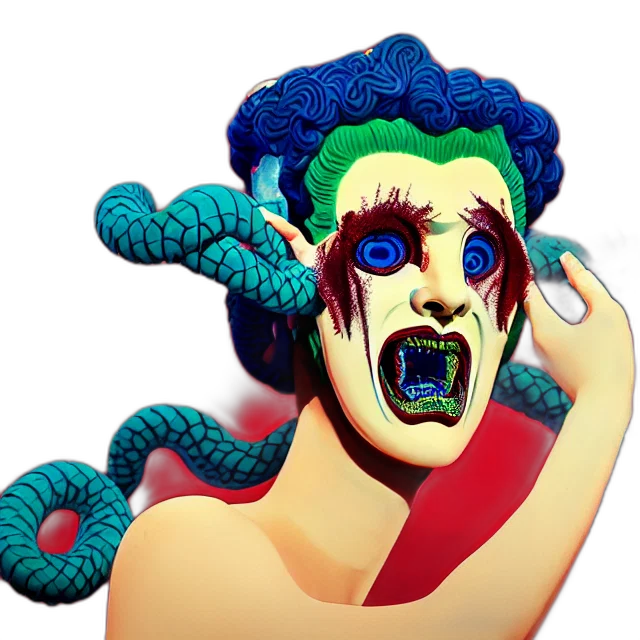 creature, mask, face, concept art transparent PNG cut-out