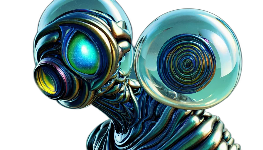 robot, mask, face, creature transparent PNG cut-out