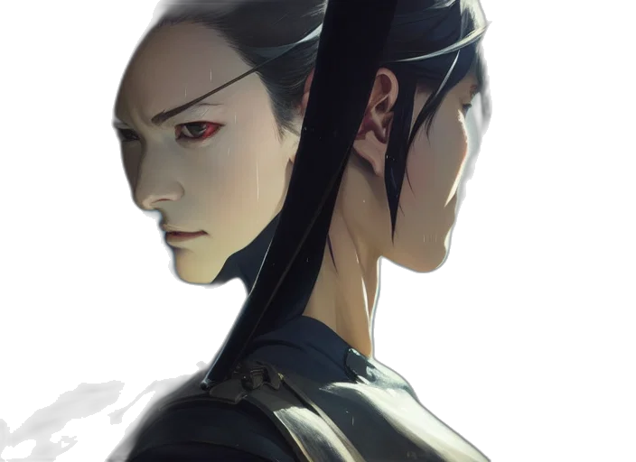 face, mask, staff, robot transparent PNG cut-out