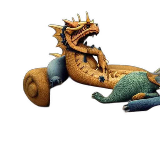 dragon, creature, animal, shoes transparent PNG cut-out