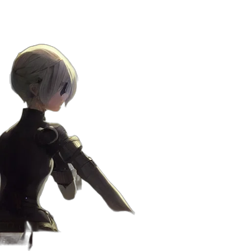 robot, weapon, sword, staff transparent PNG cut-out