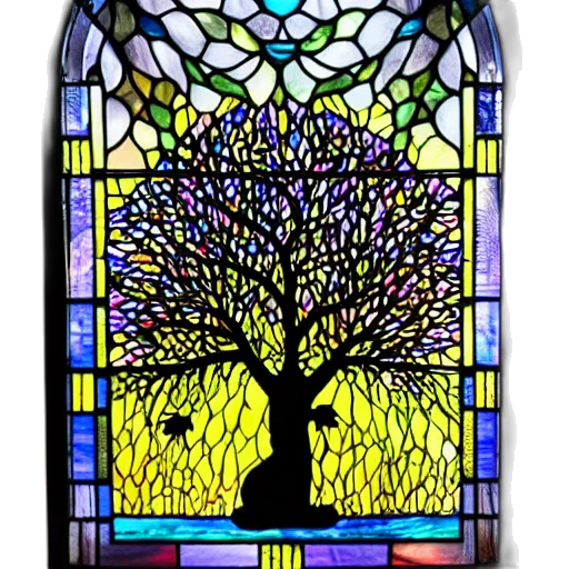 tree, forest, wonderful, stained transparent PNG cut-out