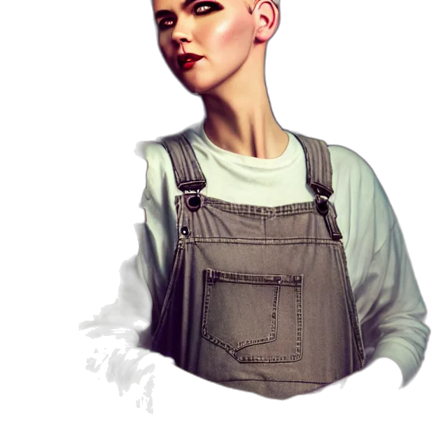 jacket, face, dress, concept art transparent PNG cut-out