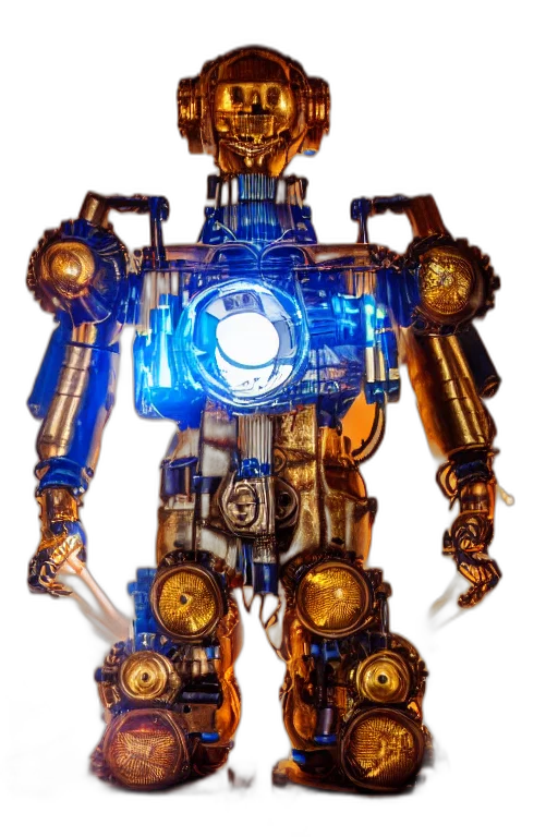 robot, weapon, staff, jewelry transparent PNG cut-out