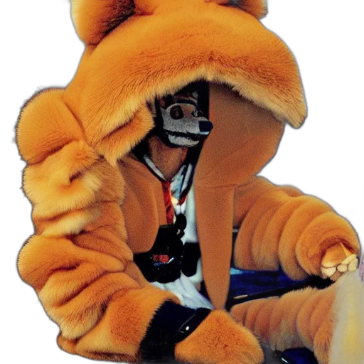 jacket, animal, staff, creature transparent PNG cut-out