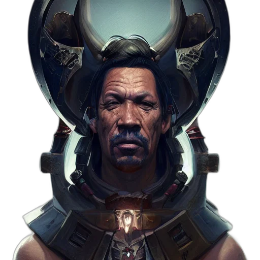 face, mask, staff, crown transparent PNG cut-out