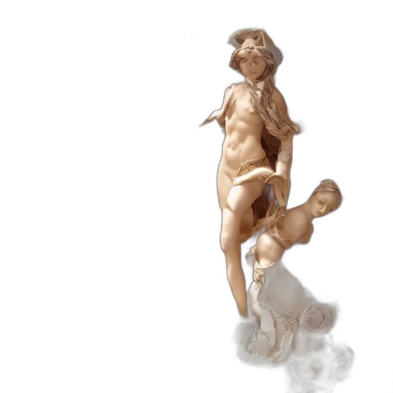 3d render, concept art, photorealistic, fantasy art transparent PNG cut-out