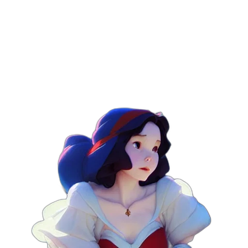 dress, crown, face, staff transparent PNG cut-out