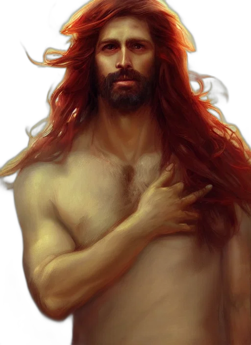 hair, fantasy art, photorealistic, concept art transparent PNG cut-out