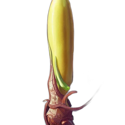 staff, weapon, flower, crown transparent PNG cut-out