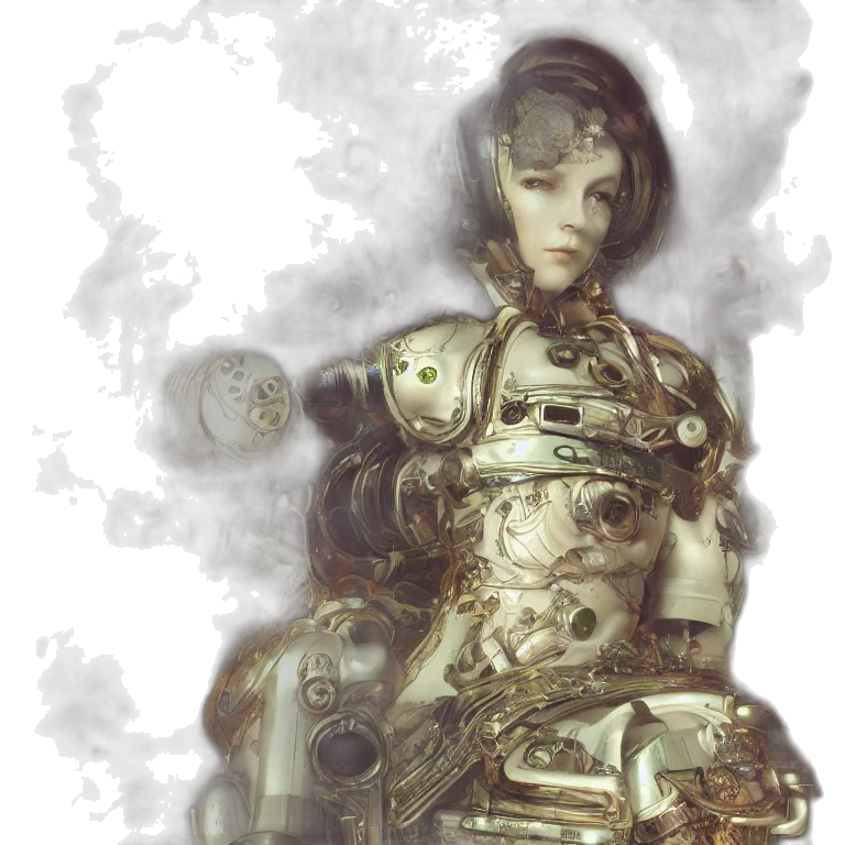 robot, weapon, sword, concept art transparent PNG cut-out