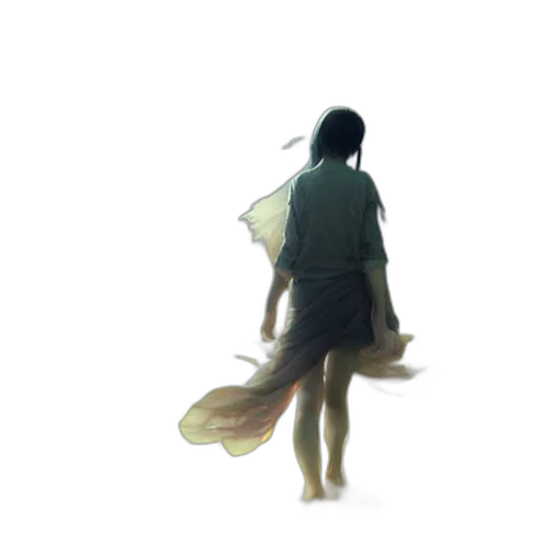 dress, umbrella, creature, weapon transparent PNG cut-out