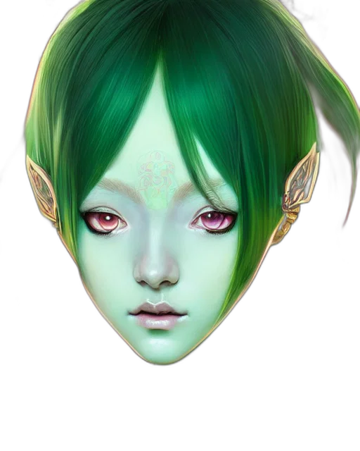 mask, face, creature, fantasy art transparent PNG cut-out