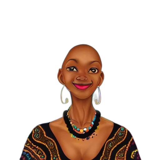 jewelry, face, cartoon, concept art transparent PNG cut-out
