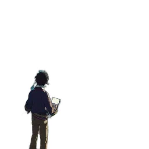 staff, jacket, robot, bottle transparent PNG cut-out