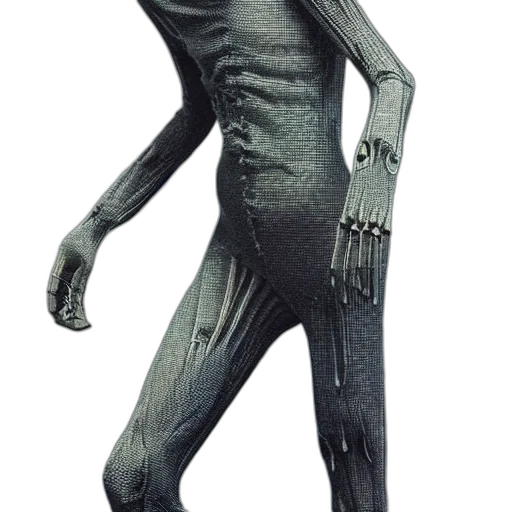 robot, creature, staff, mask transparent PNG cut-out