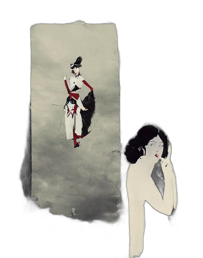 dress, mask, sword, staff transparent PNG cut-out