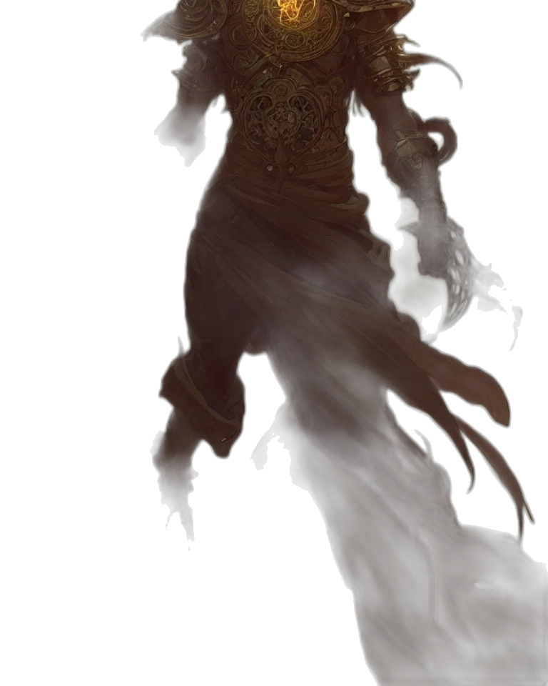 creature, dragon, mask, staff transparent PNG cut-out