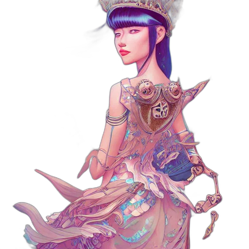 crown, dress, staff, jewelry transparent PNG cut-out