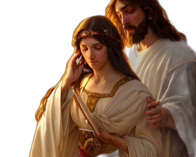 photography, jesus, coupling, women transparent PNG cut-out