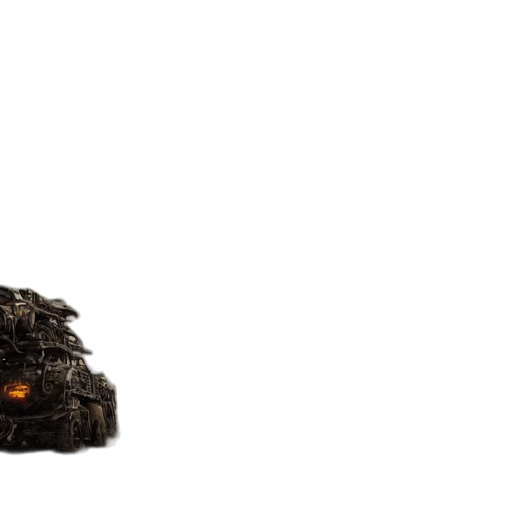 car, weapon, dragon, robot transparent PNG cut-out