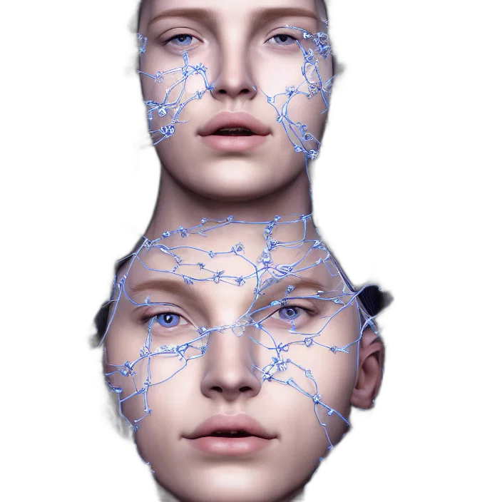face, mask, robot, jewelry transparent PNG cut-out