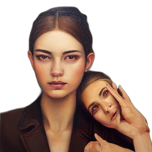 face, jacket, jewelry, mask transparent PNG cut-out