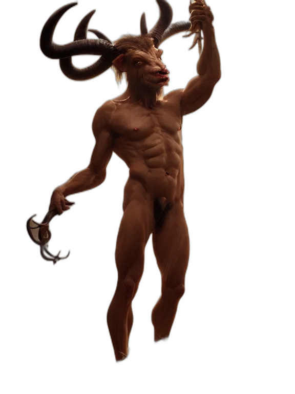 creature, animal, hair, staff transparent PNG cut-out