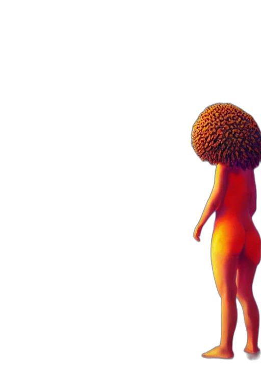 hair, dress, hat, creature transparent PNG cut-out