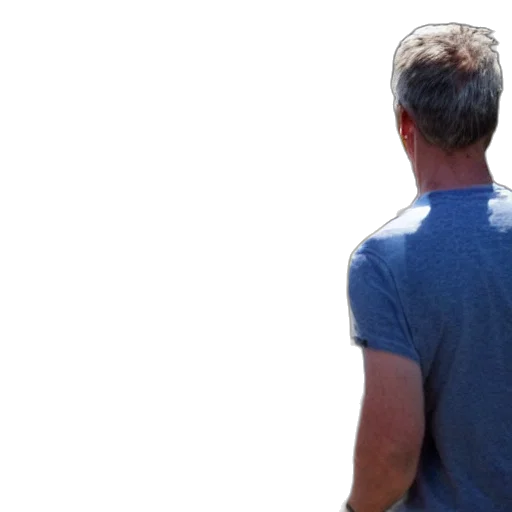 staff, jacket, hair, face transparent PNG cut-out
