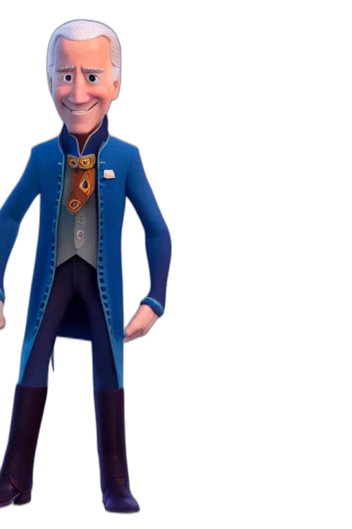 jacket, staff, creature, 3d render transparent PNG cut-out