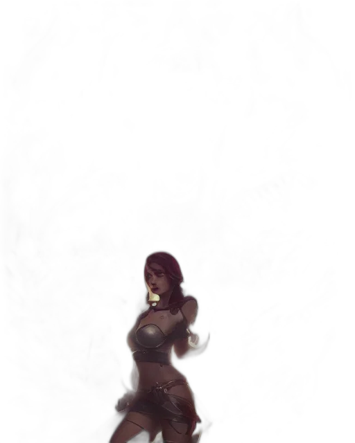 dress, staff, robot, creature transparent PNG cut-out
