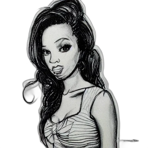 cartoon, pencil sketch, comic book art, fantasy art transparent PNG cut-out