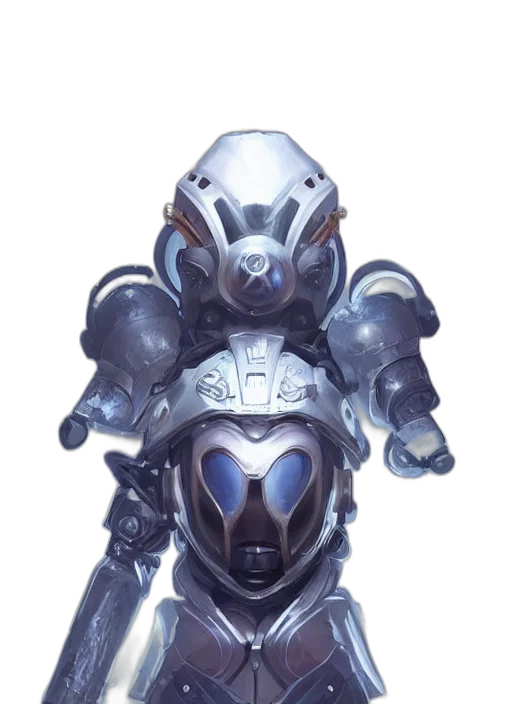 robot, weapon, mask, face transparent PNG cut-out