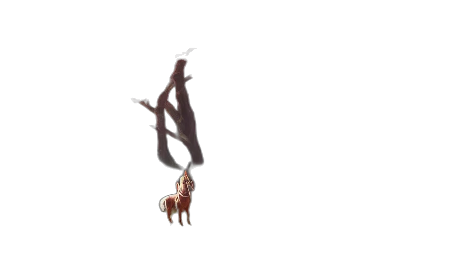 creature, staff, animal, hair transparent PNG cut-out