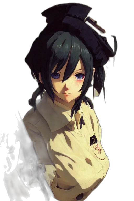 face, jacket, staff, mask transparent PNG cut-out
