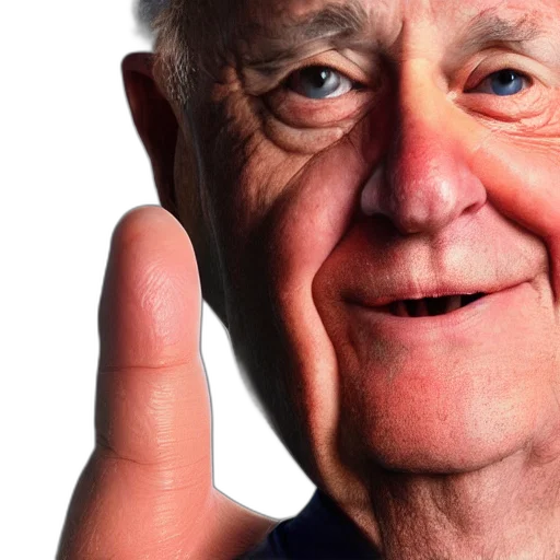 face, michael, ehrmantraut, photorealistic transparent PNG cut-out