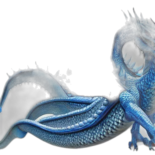 dragon, creature, animal, staff transparent PNG cut-out