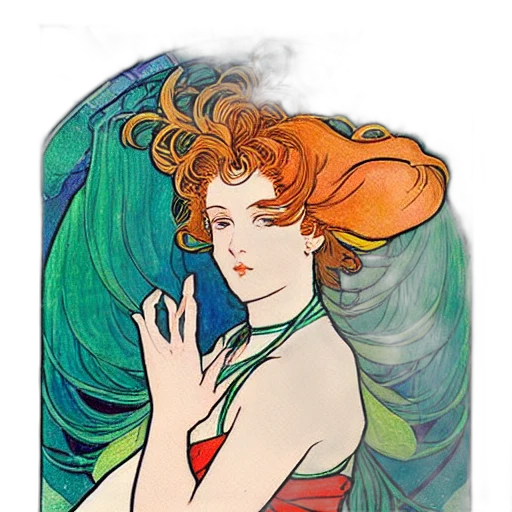 dress, fantasy art, watercolor, concept art transparent PNG cut-out