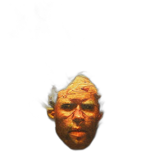 mask, face, crown, creature transparent PNG cut-out