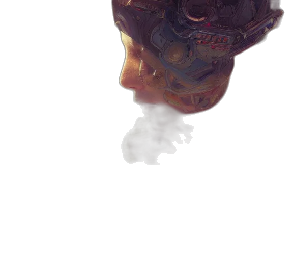 robot, mask, face, bottle transparent PNG cut-out