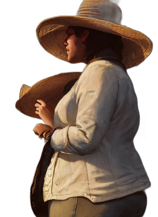 hat, staff, face, mask transparent PNG cut-out